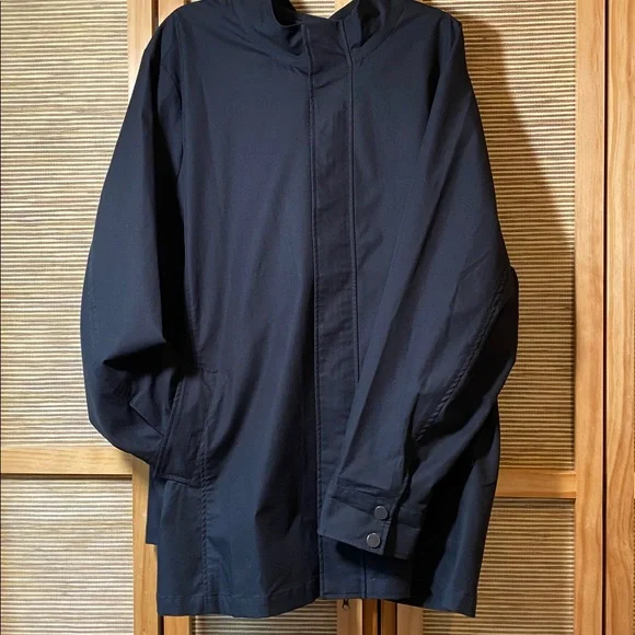 Universal Standard Plus Size Black Rain Jacket - Picture 8 of 8